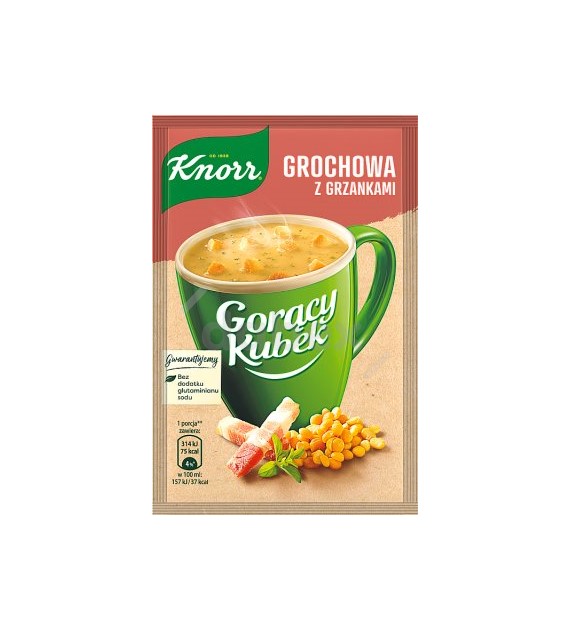 Knorr Gorący Kubek Grochowa z Grzankami 21g/38