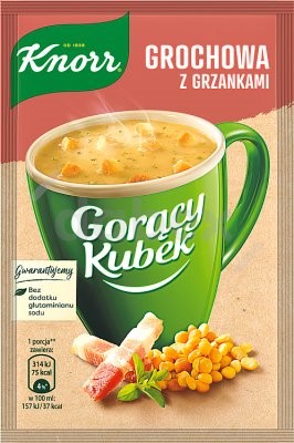 Knorr Gorący Kubek Grochowa z Grzankami 21g/38