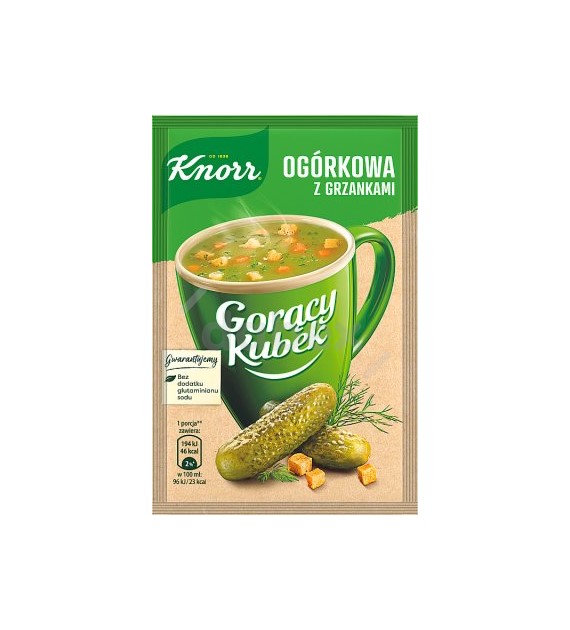 Knorr Gorący Kubek Ogórkowa z Grzankami 13g/40