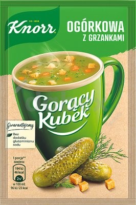 Knorr Gorący Kubek Ogórkowa z Grzankami 13g/40