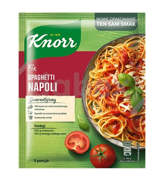 Knorr Fix Spaghetti Napoli 45g/20