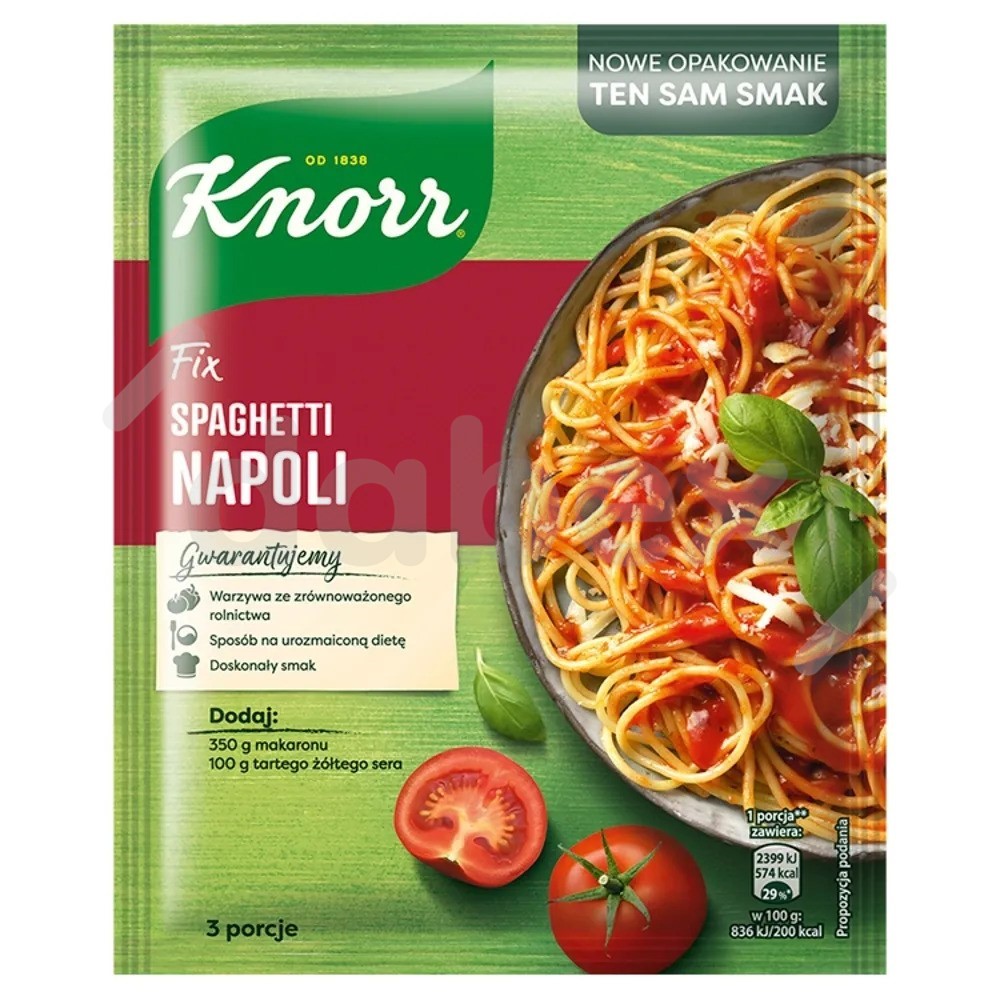 Knorr Fix Spaghetti Napoli 45g/20