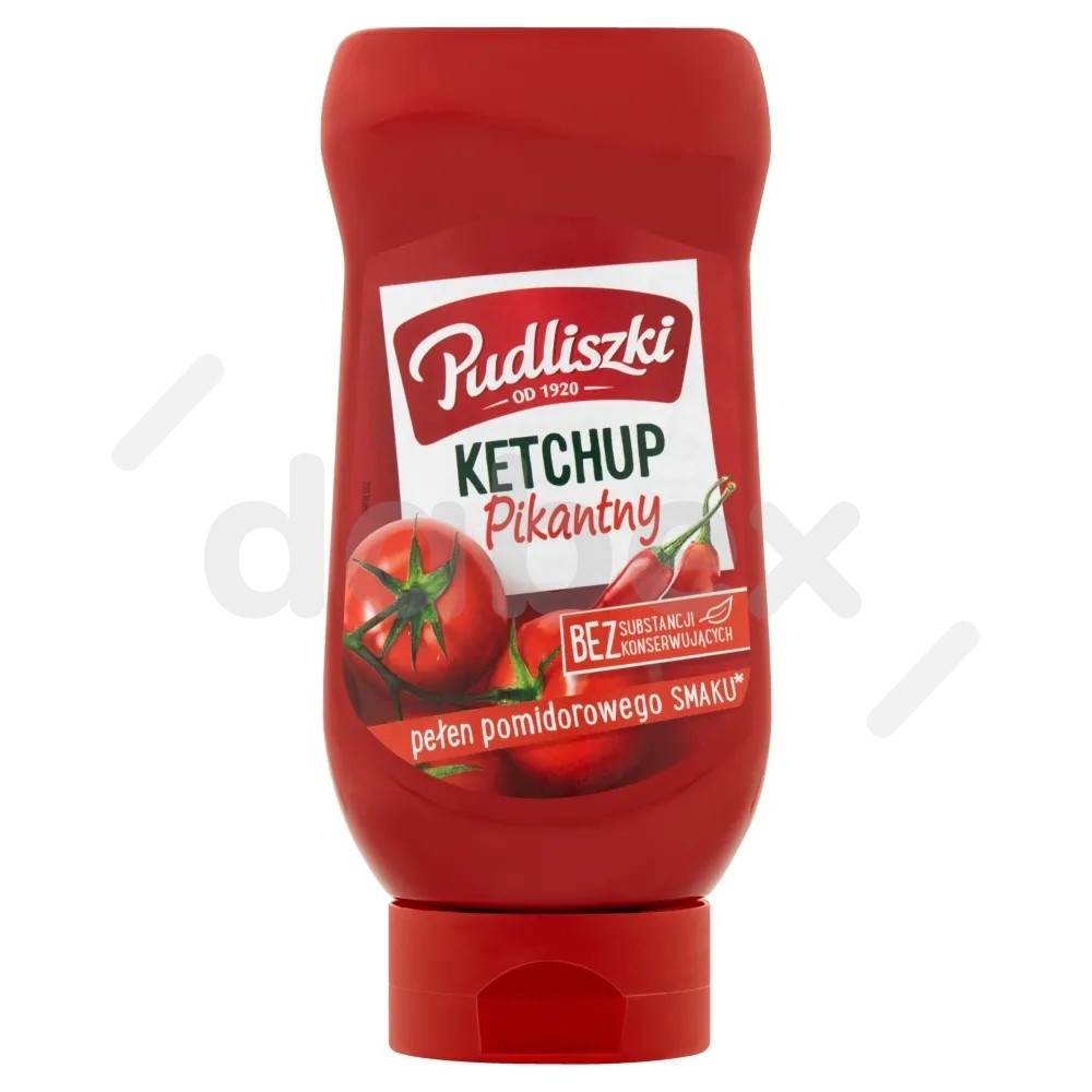 Pudliszki Ketchup Pikantny 480g/8