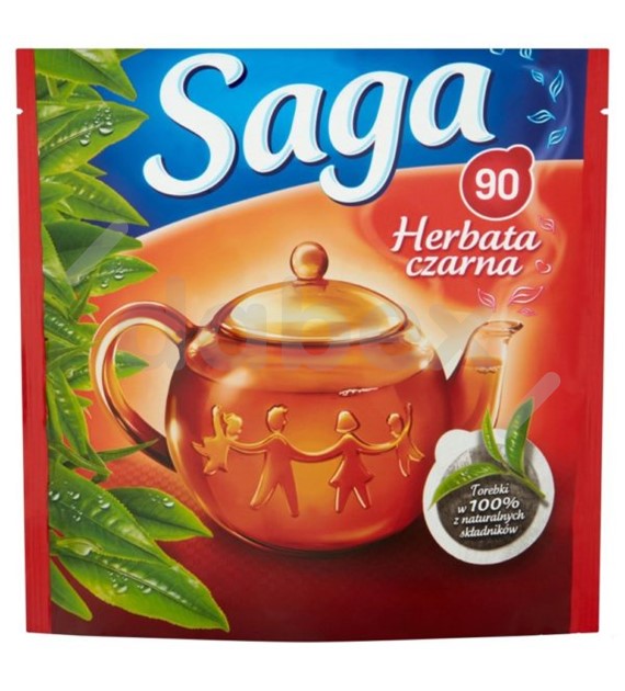 Saga Herbata Ekspresowa 90t 126g/12