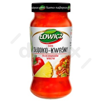 Łowicz Sos Słodko-Kwaśny 500g/6