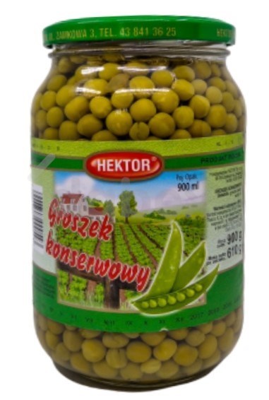 Hektor Groszek Konserwowy 900g/8