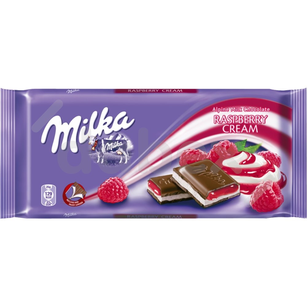 Milka Raspberry Cream 100g