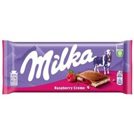 Milka Czekolada Raspberry Cream Malinowa 100g/25