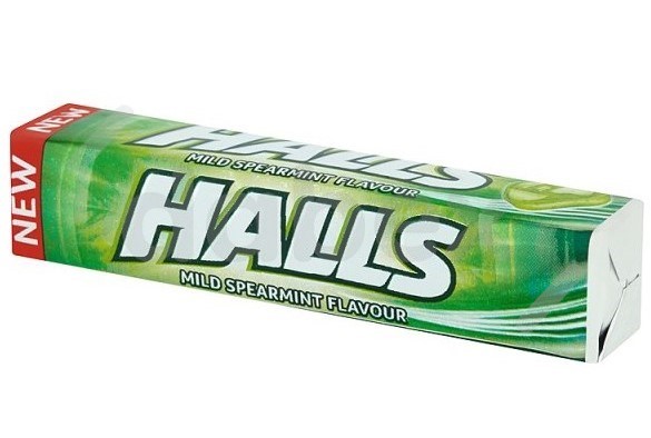 Halls Mild Spearmint 33,5g