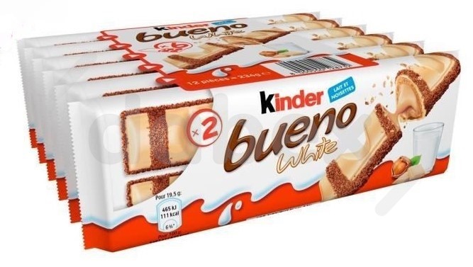 Kinder Bueno White T2 39g (5pack)