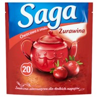 Saga Herbata Ekspresowa Żurawina 20t 34g/20