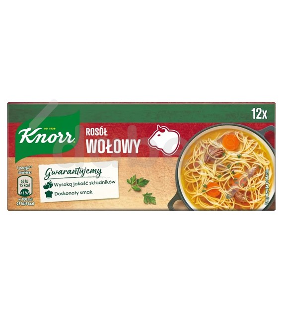 Knorr Rosołki Wołowe 6l 120g/12