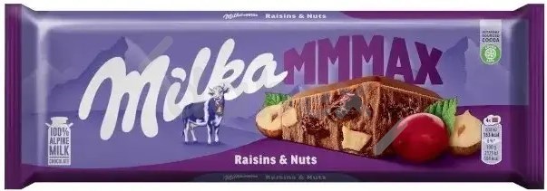 Milka Czekolada Raisins&Nuts 270g/15 IMP
