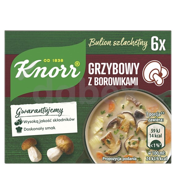 Knorr Rosołki Bulion Grzybowy 3l 60g/24