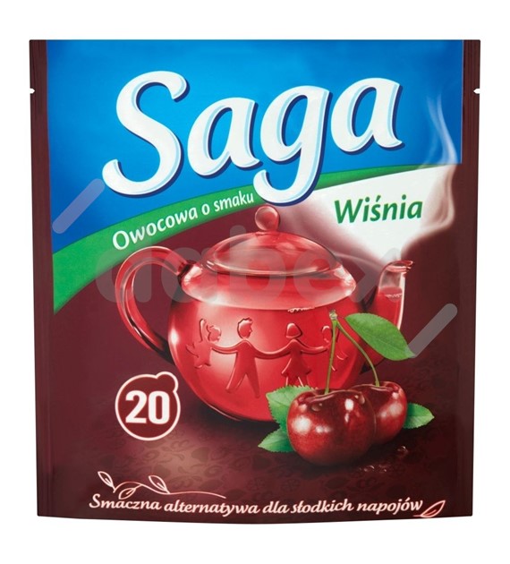 Saga Herbata Ekspresowa Wiśnia 20t 34g/20