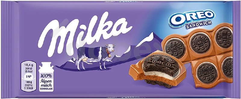 Milka Czekolada Sandwich Oreo 92g/16