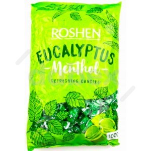 Cukierki Roshen Karmelki Mentol i Eucaliptus 1kg/8