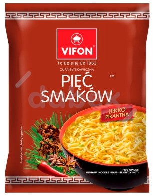 Vifon Five Flavours Instant Soup 70g