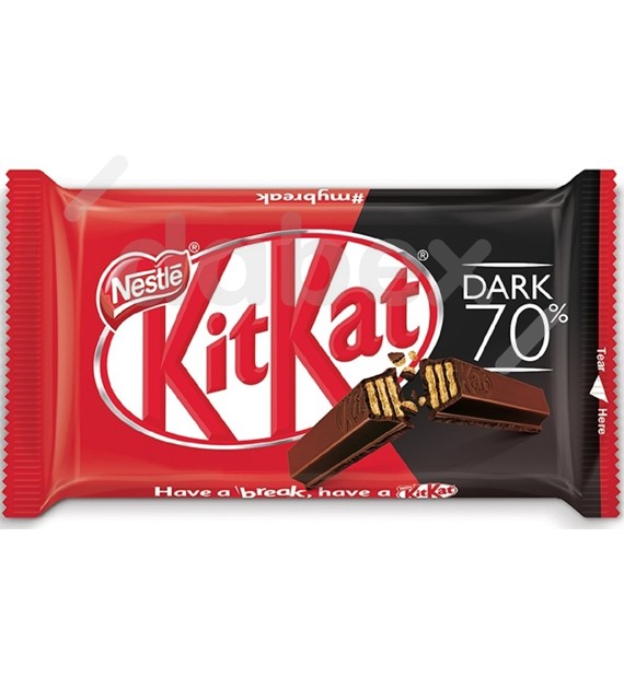 Baton KitKat 4 Paluszki Dark 70% 41,5g/24