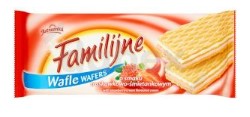 Familijne Waffles Strawberry&Cream 180g