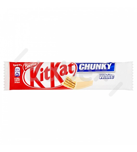 Baton KitKat Chunky White Chocolate 40g/24 IMP