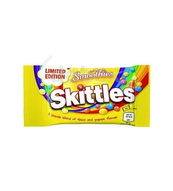 Skittles Smoothies Żółte 38g/14 IMP