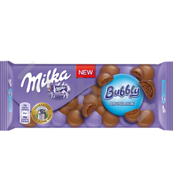 Milka Czekolada Bubbly Milk 90g/14
