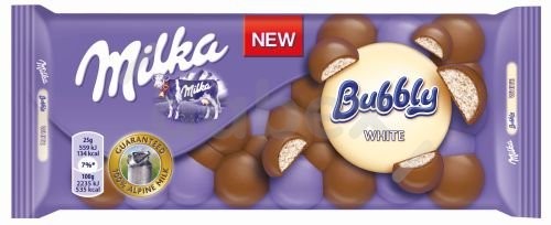 Milka Bubbly White 95g