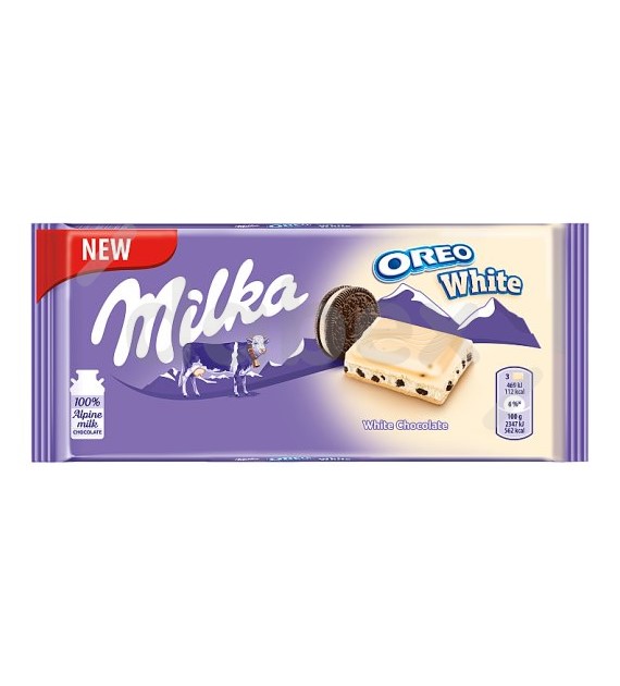 Milka Czekolada Oreo White 100g/22