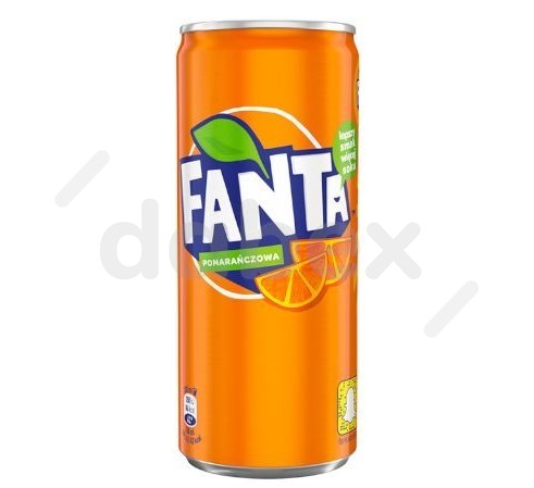 Fanta Orange PL (sleek can) 0,33l