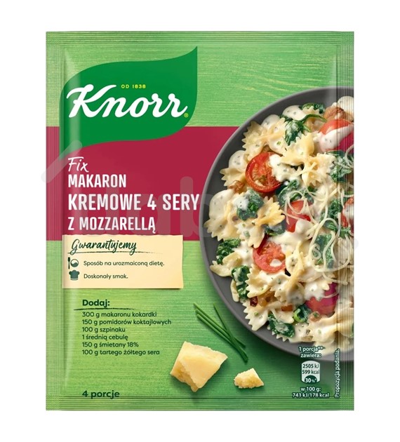 Knorr Fix Kremowe 4 Sery 45g/20