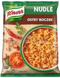 Knorr Nudle Ostry Boczek 63g/22