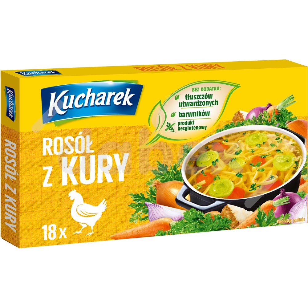 Kucharek Rosołki z Kury 9l 180g/12