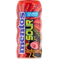 Mentos Guma Sour Strawberry 30g/10/40