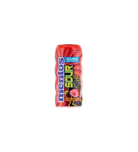 Mentos Guma Sour Strawberry 30g/10/40