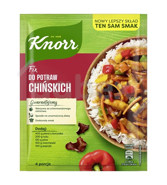 Knorr Fix Do Potraw Chińskich 37g/19