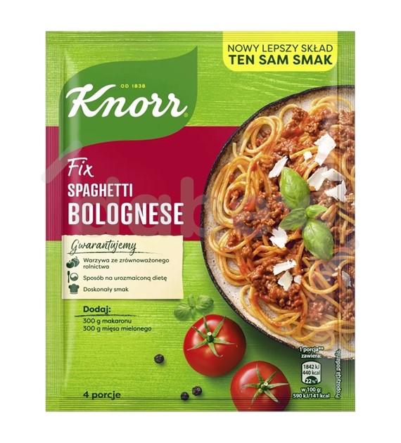 Knorr Fix Spaghetti Bolognese 41g/24