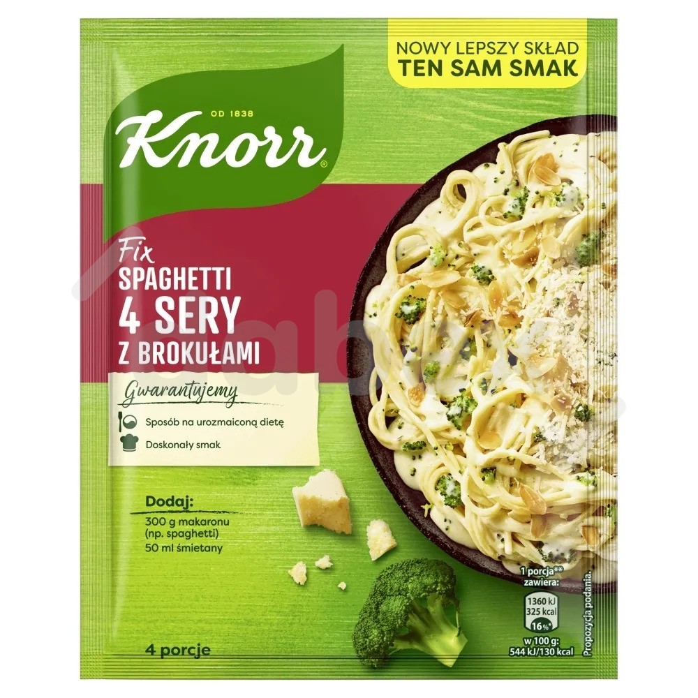 Knorr Fix 4 Cheese with Broccoli 39g