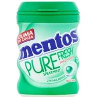 Guma BUTELKA Mentos Pure Fresh Spearmint 60g/6/24