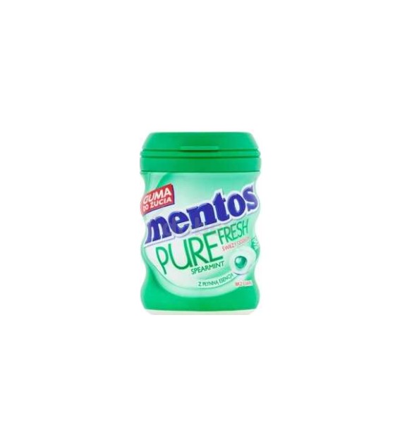 Guma BUTELKA Mentos Pure Fresh Spearmint 60g/6/24