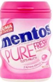 Mentos Pure Fresh Tutti Frutti Bottle 60g