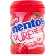 Guma BUTELKA Mentos Pure Fresh Strawberry 60g/6/24