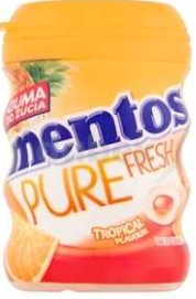 Mentos Pure Fresh Tropical Bottle 60g