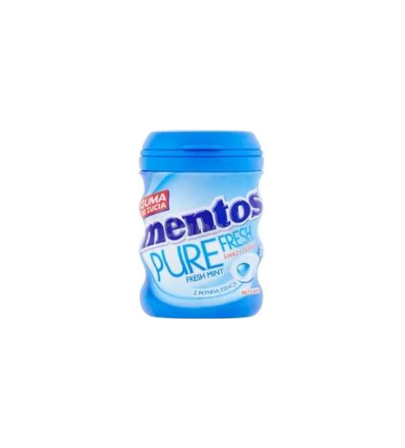 Guma BUTELKA Mentos Pure Fresh Mint  60g/6/24