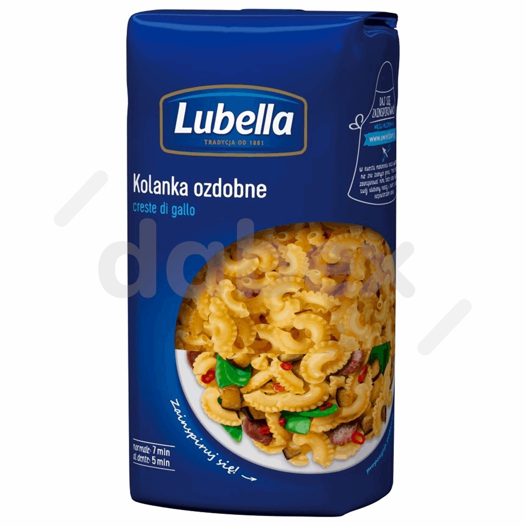 Lubella Makaron Kolanka Ozdobne 400g/18