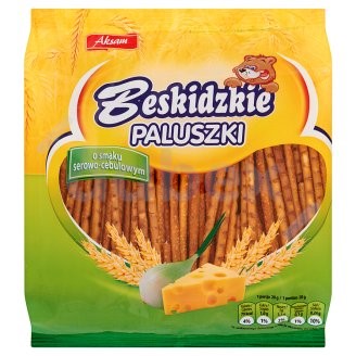 Aksam Paluszki Beskidzkie Ser Cebula 180g/16