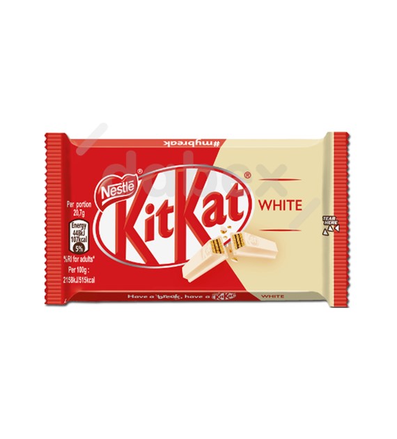 Baton KitKat White 4 Paluszki 41,5g/24 IMP
