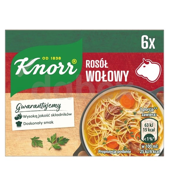 Knorr Rosołki Wołowe 3l 60g/24