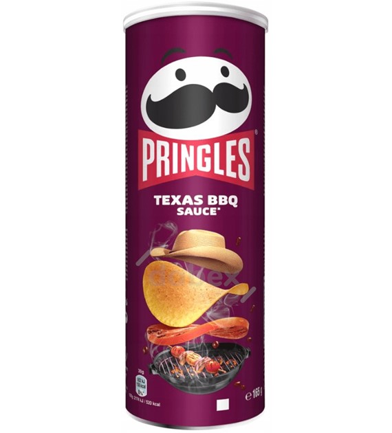 Chipsy Pringles Texas BBQ 165g/19 IMP