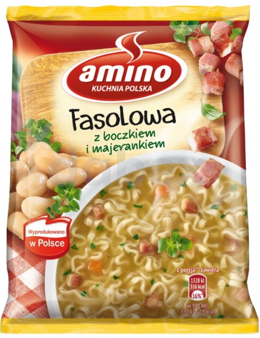 Amino Zupa Fasolowa z Boczkiem 61g/22